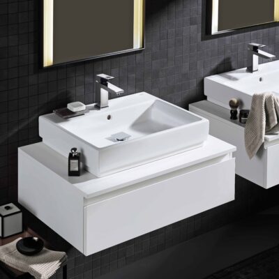 ユーロキューブ ベッセル洗面器 オーバーフロー付