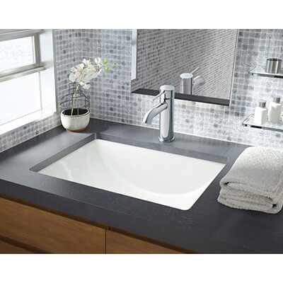 スクエア型アンダーカウンター洗面器