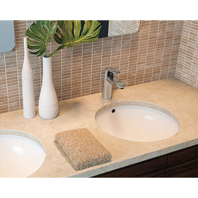 サークル型アンダーカウンター洗面器