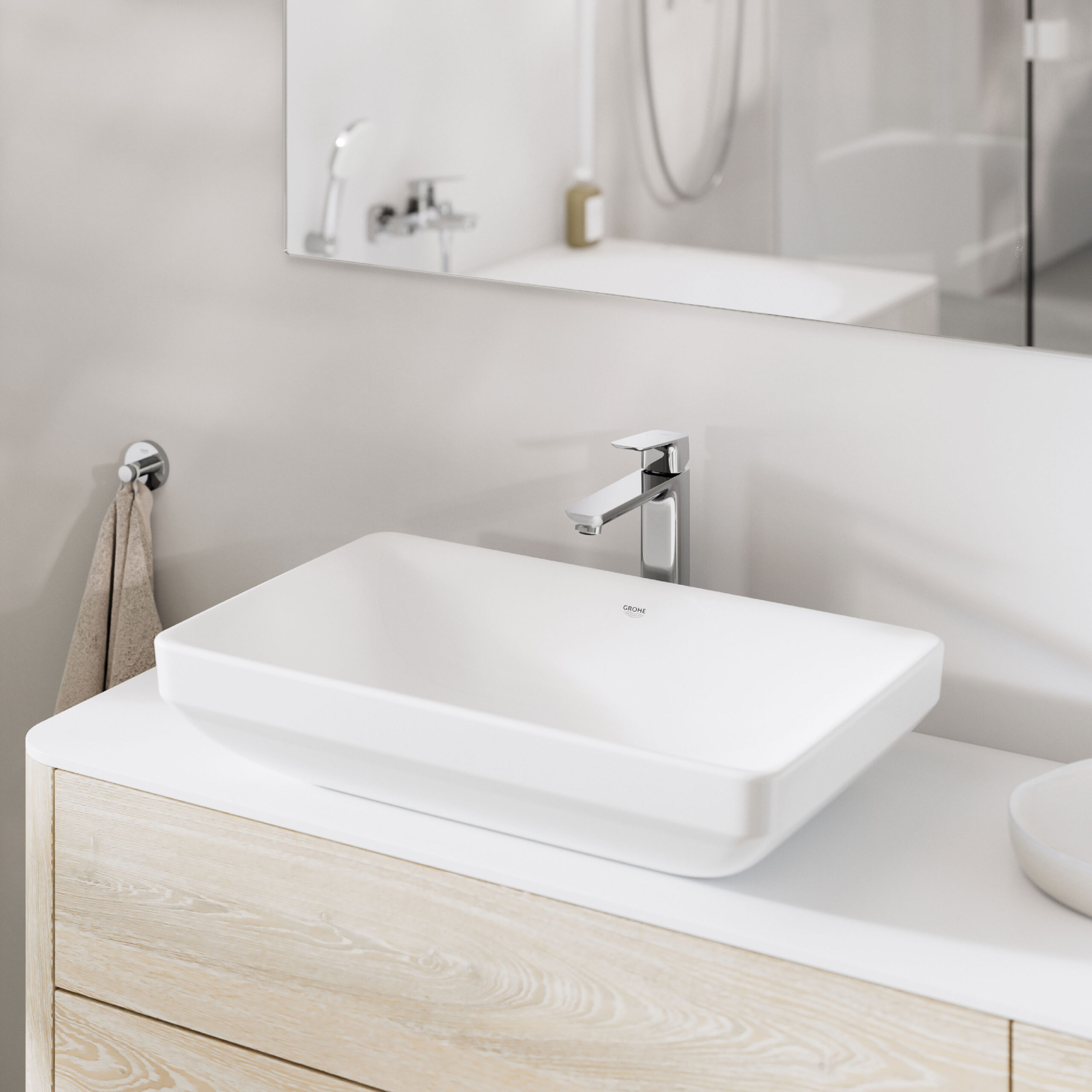 ユーロセラミック ベッセル洗面器 オーバーフロー付