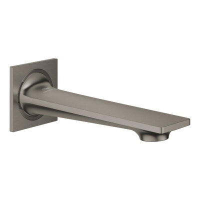 壁出バス吐水口 ¹/₂” ブラッシュドハードグラファイト