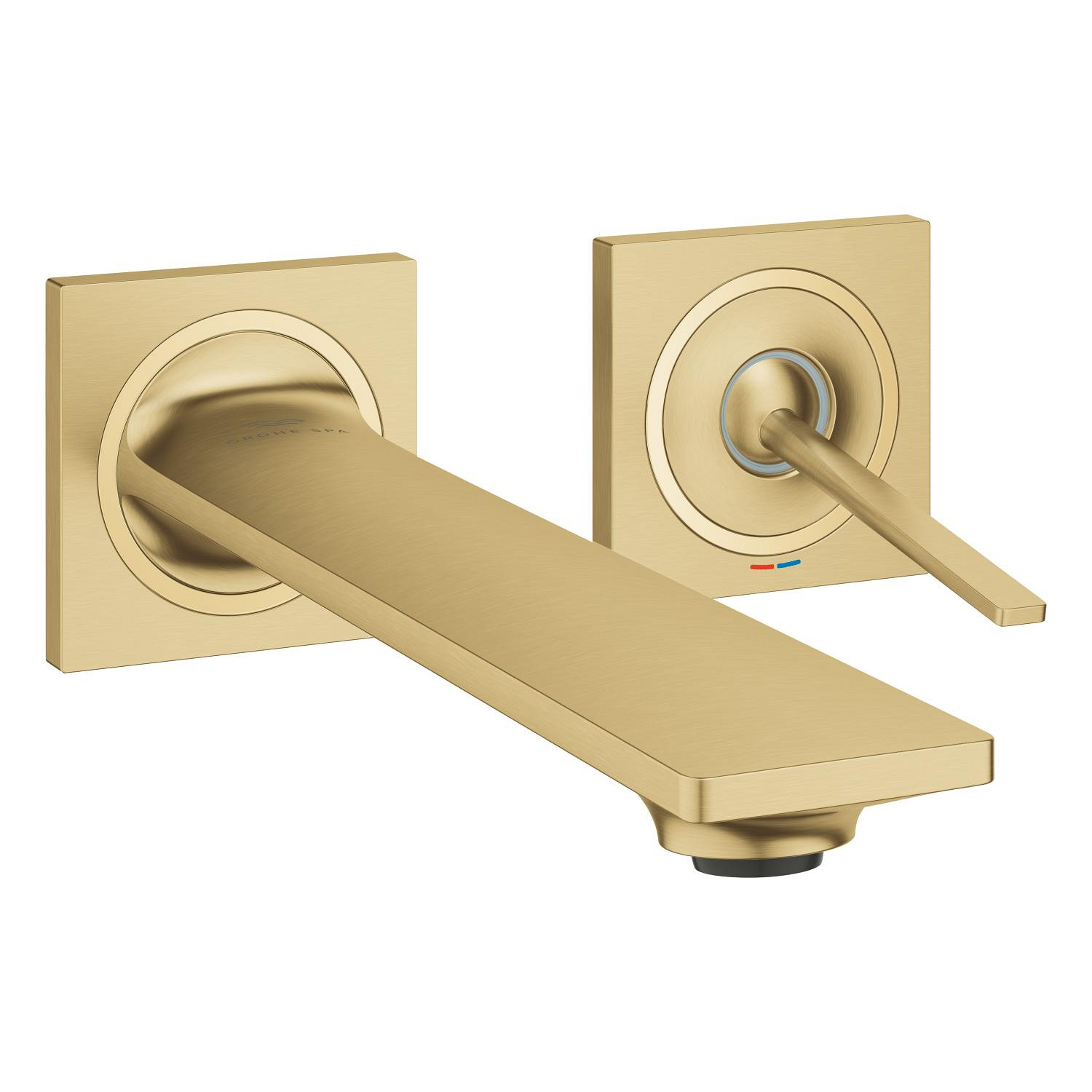 シングルレバー壁出洗面混合栓（ブラッシュドクールサンライズ）