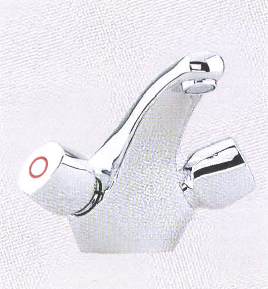 1穴洗面混合栓1/2″