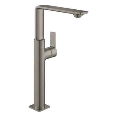 シングルレバー洗面混合栓(据置洗面器用・引棒なし) ブラッシュドハードグラファイト