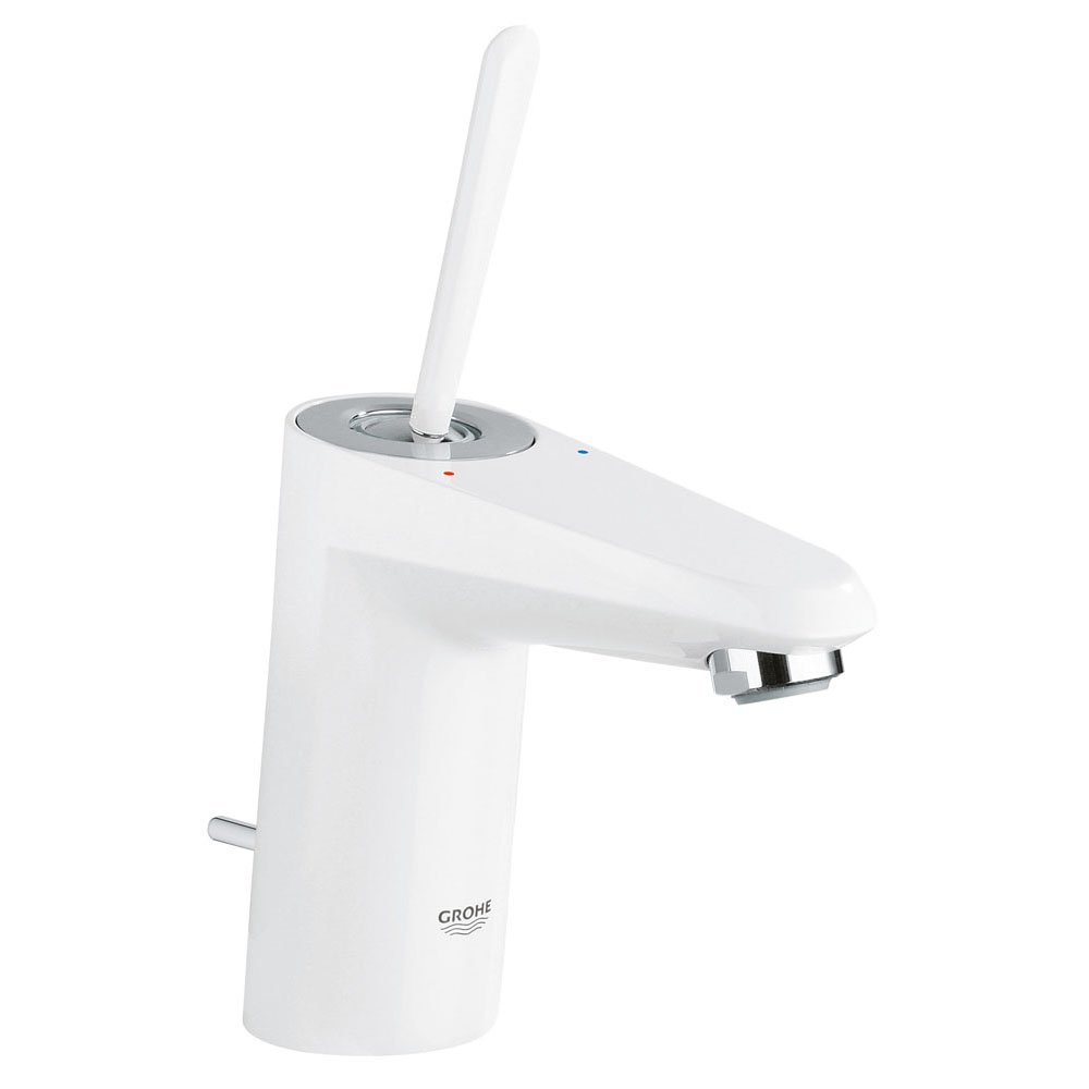 シングルレバー洗面混合栓(引棒付)