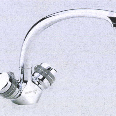 2バルブV形キッチン混合栓1/2″