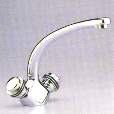 V形キッチン混合栓1/2″