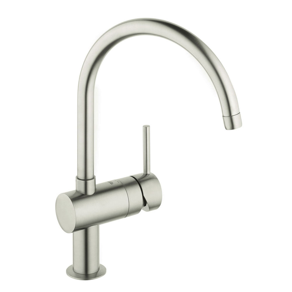 JP350700(3028500J)グローエ(GROHE) MINTA ミンタ シングルレバーキッチン混合栓 コールドスタート(グローエ正規 - 3