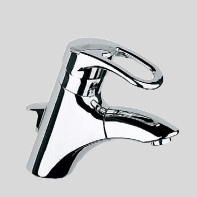 シングルレバー洗髪・洗面混合栓1/2″