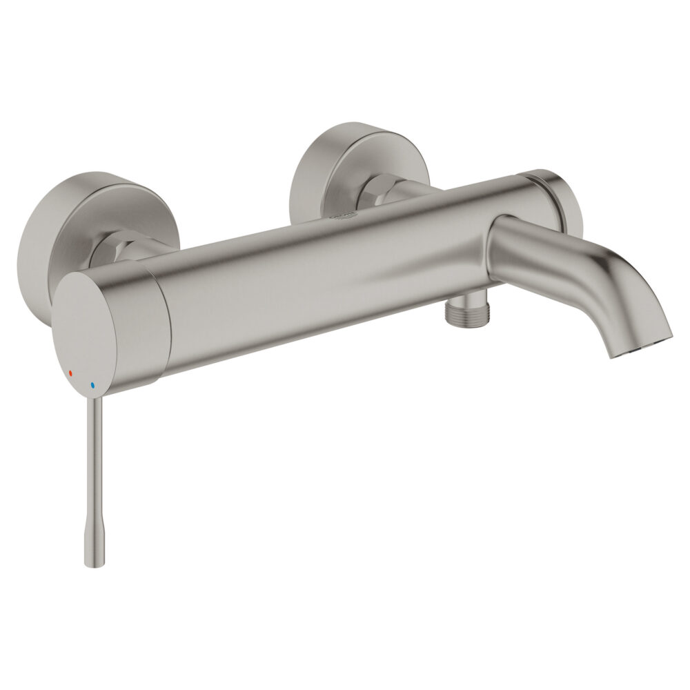 バス・洗面所用品 grohe シングルレバーバス・シャワー混合栓（スーパースチール）｜製品