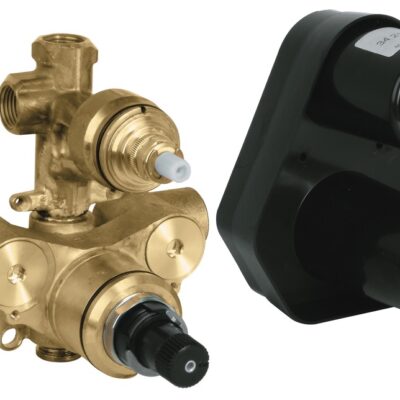 サーモスタットバス・シャワー埋込混合栓1/2″埋込本体部