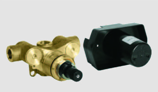 サーモスタット埋込混合栓　埋込本体部1/2″