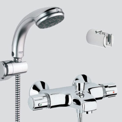 サーモスタットバス・シャワー混合栓1/2″寒冷地仕様