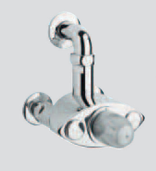 大型サーモスタット混合栓1″ 壁取付仕様