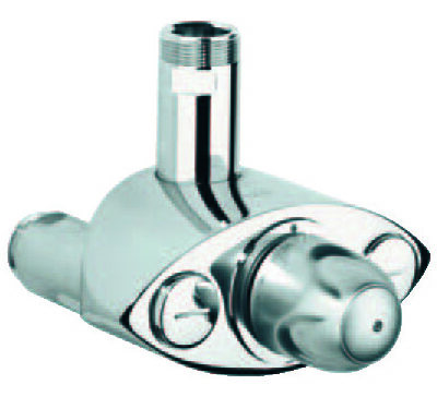 大型サーモスタット混合栓1 1/4″