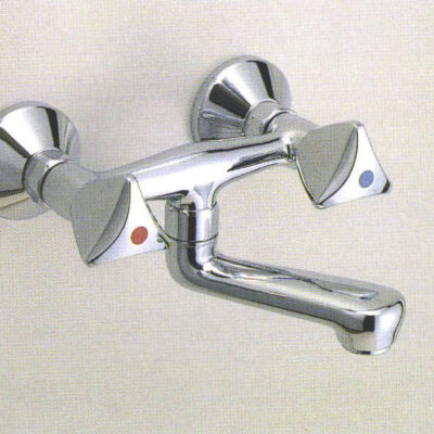 2バルブ壁出しバスセット1/2″