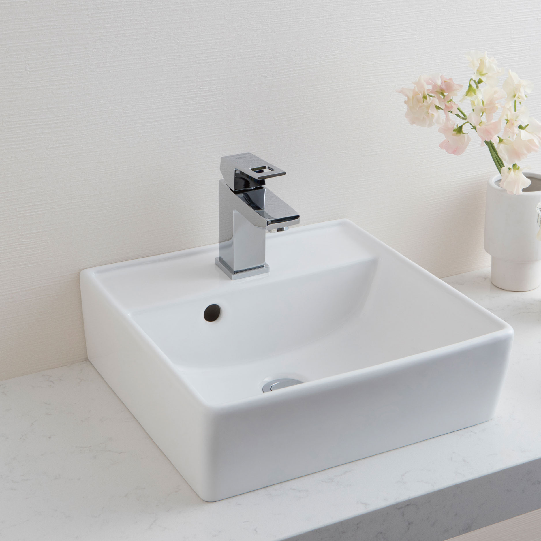 ベッセル洗面器 オーバーフロー付