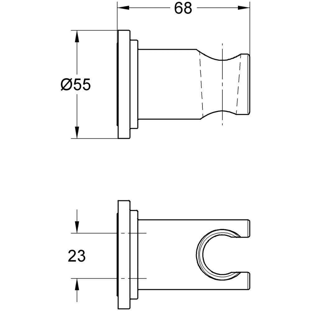 最新号掲載アイテム グローエ GROHE セナ シャワーホルダー 28690000