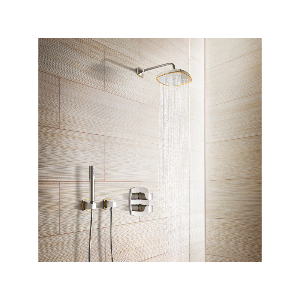 グランデラ シャワーアーム クロームxゴールド 27986IG0 / キッチン水栓・洗面水栓・浴室水栓・シャワーヘッドのGROHE(グローエ)